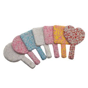 Espejo de Maquillaje con Forma de Corazón Pniky Leem Diamante, Espejo Cosmético con Pedrería, Espejo para Pestañas, Logotipo Personalizado - Product Image 4