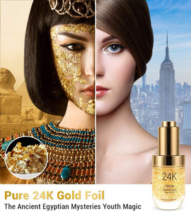 Özel etiket yüksek kaliteli Anti-Aging 24K <span class=keywords><strong>nano</strong></span> ipek altın yüz serumu ile c vitamini cilt nemlendirici hediye yüz serumu - Product Image 6
