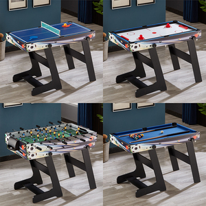 Venta caliente barato 120cm <span class=keywords><strong>Mini</strong></span> multifuncional 4 en 1 <span class=keywords><strong>billar</strong></span> 4 pies <span class=keywords><strong>mesa</strong></span> <span class=keywords><strong>de</strong></span> <span class=keywords><strong>billar</strong></span> plegable para niños - Product Image 2