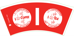 ผู้ผลิตจีนที่ได้รับการรับรองมาตรฐานอาหาร รับผลิตพัดกระดาษแบบใช้แล้วทิ้งพิมพ์ลายตามสั่ง สำหรับทำปลอก/พัดกระดาษสำหรับแก้ว - Product Image 4