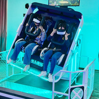 2024 gran oferta simulador VR 9D VR máquina arcade de lujo VR 360 Simulador de movimiento silla giratoria Realidad Virtual jugadores dobles