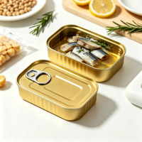 Couvercle en fer blanc torsadé sur mesure, à ouverture facile, écologique, pour boîtes et conserves, qualité alimentaire industrielle