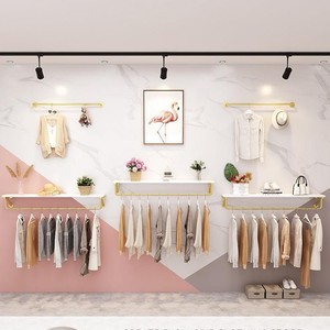 Expositor Multifuncional <span class=keywords><strong>de</strong></span> <span class=keywords><strong>Ropa</strong></span> para <span class=keywords><strong>Tienda</strong></span>, <span class=keywords><strong>de</strong></span> Pared o <span class=keywords><strong>de</strong></span> Pie, con Riel para <span class=keywords><strong>Ropa</strong></span> JB-210241200271 para Mujeres y Niños - Product Image 4