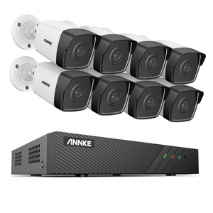 ระบบกล้องวงจรปิด IP สำหรับบ้าน ความละเอียด 2MP พร้อมระบบมองกลางคืน บันทึกวิดีโอ 8 ช่องทาง ระบบ PoE NVR ระบบรักษาความปลอดภัย - Product Image 1