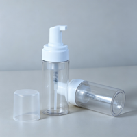 Flacon distributeur de savon mousse vide avec bouchon pompe en plastique et brosse de scellement