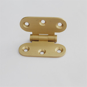 Charnière de meuble en cuivre pur, montage en surface, nouveau style chinois, durable, pour quincaillerie de porte d'armoire - Product Image 1