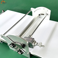 Nouvelle machine à pâtisserie électrique XL - Laminoir à pâte pour pâte feuilletée danoise et mille-feuille, design compact et pliable