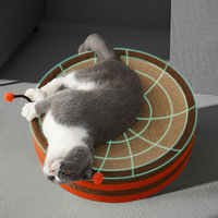 Lit-griffoir pour chat en corde de sisal écologique, 3 en 1, design animal mignon, griffoir durable pour animaux de compagnie, meuble