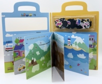 Libros de Rompecabezas Magnéticos Personalizados con Tapa Dura para Niños en Edad Preescolar, en Inglés, con Actividades de Juego