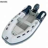 Bateau semi-rigide en aluminium de 290 cm pour 4 personnes, Achilles Hypalon avec compartiment de rangement avant en aluminium étanche, luxe et loisirs, directement de l'usine chinoise