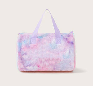 Sac fourre-tout en <span class=keywords><strong>peluche</strong></span> pelucheux pour enfants, sac de voyage en fourrure pour filles - Product Image 4