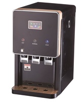 Plateau de table chaud et froid 3 robinets mini filtre à eau de bureau distributeur d'eau distributeur d'eau avec filtre UF RO à 4 étapes
