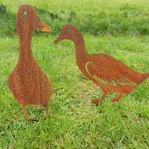 Rouillé en métal art jardin rouillé en métal art corten acier mur art - Product Image 4