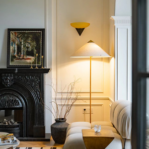 2025 nuovo arrivo danimarca GUBI 9602 Wabi-Sabi in Rattan ottone con <span class=keywords><strong>paralume</strong></span> in bambù - Product Image 4