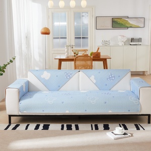 <span class=keywords><strong>Housse</strong></span> <span class=keywords><strong>de</strong></span> <span class=keywords><strong>canapé</strong></span> en coton imprimé floral pastoral, grande taille, coussin <span class=keywords><strong>de</strong></span> siège respirant, protection anti-poussière pour meubles, pour la décoration intérieure - Product Image 1