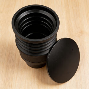 Tolva de Dosis Única <span class=keywords><strong>Eureka</strong></span> Atom Personalizada, Ecológica, de Acero Inoxidable con Silicona, Cero Retención, Anodizada en Negro, de Lujo - Product Image 6