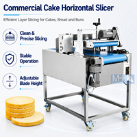 Machine à découper horizontale pour pain multicouche, gâteau éponge et pains à hamburger