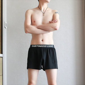 HIgh Quality Custom Design Cotton Shorts Men Loose Mens Underwear Luxury Breathrable Soft Men <b>Long</b> Loose Shorts - Product Image 4