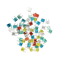 Lot de 10 fusibles à lame 5A 7.5A 10A 15A 20A 25A 30A 35A 40A 32V pour voiture, SUV, camping-car, moto, bateau