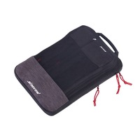 Ensemble de 3 cubes de compression pour affaires, cubes de rangement pour bagages de voyage avec accessoires de voyage en filet, sac de toilette en filet
