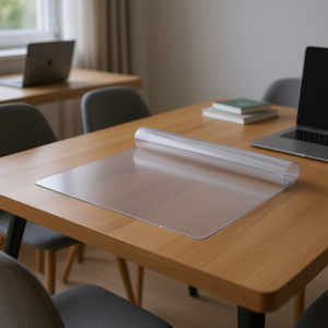 Protector de escritorio transparente de PVC de 40x60 pulgadas y 1.5 mm de grosor para protección de muebles - Product Image 2