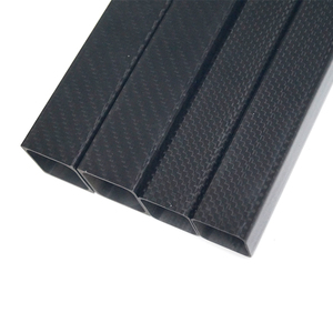 Tubo cuadrado de fibra de carbono de alta resistencia con patrón circular para equipos deportivos y decoración de paredes decorativas - Product Image 3