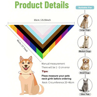 LGBT Progress Pride Flag Pet Bandana