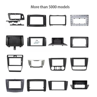 Cadre universel KZS pour autoradio Android, kits de panneaux de tableau de bord, cadre pour moniteur de voiture, cadre pour lecteur DVD de voiture, cadre pour autoradio