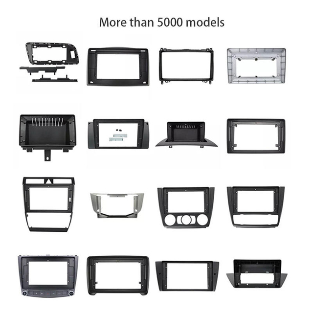 KZS Universal Car Android Frame for Car Audio Dash Frame Panel Kits Car Monitor Frame Car DVD Player Frame Car Radio Frame