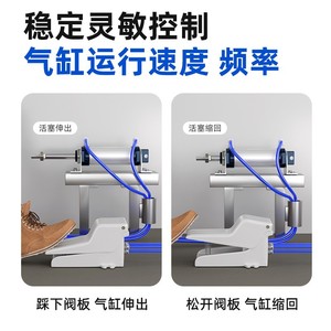 วาล์วเท้าเหยียบลม Qingze รุ่น 4F210-08 สวิตช์กระบอกสูบ FV420 วาล์วควบคุมลมแบบย้อนกลับ 320 วาล์วปรับแรงดัน - Product Image 5