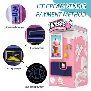 Máquina Expendedora de Helados Inteligente Robótica de 24 Horas para Uso Comercial, Venta de Helados de Yogur Suave, Máquina Expendedora de Helados en Venta - Product Image 4