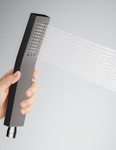 Ensemble de <span class=keywords><strong>douche</strong></span> thermostatique noir pour salle de bain, 4 fonctions, pomme de <span class=keywords><strong>douche</strong></span> pluie, système de robinetterie de <span class=keywords><strong>douche</strong></span> à montage au plafond avec LED - Product Image 5