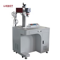 Machine de marquage laser à fibre de bureau 20W RAYCUS haute précision CNC pour marquage de logos sur surfaces métalliques/non métalliques DXF/BMP/AI/DST en profondeur