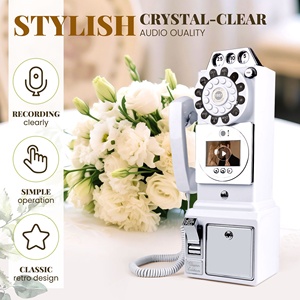 <span class=keywords><strong>2025</strong></span> New 1080p HD video cuốn sách của khách-Antique tường điện thoại máy ảnh cho đám cưới/sinh nhật/sự kiện tốt nghiệp - Product Image 2