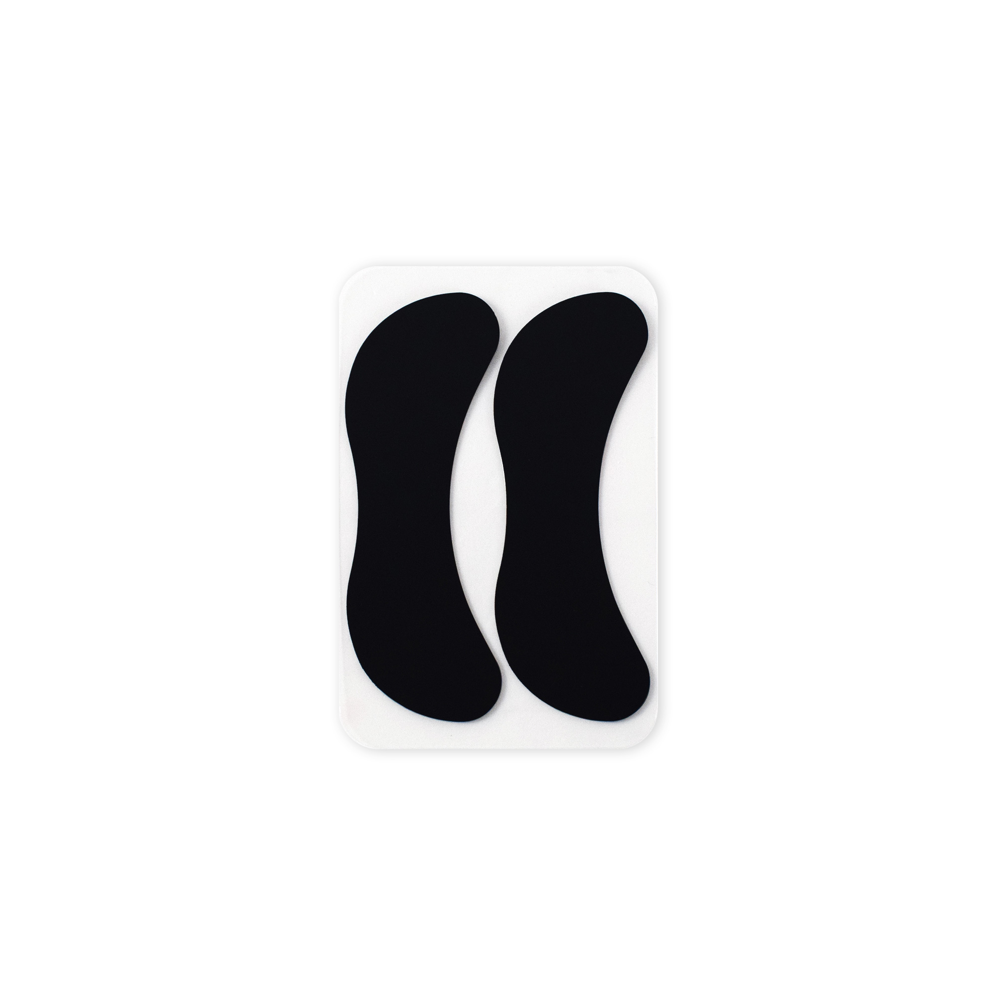 Silicone non-adhésif cache-œil forme noir