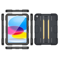 Étui de protection antichoc étanche en TPU pour tablette Apple iPad étui étanche A16 11ème génération avec béquille
