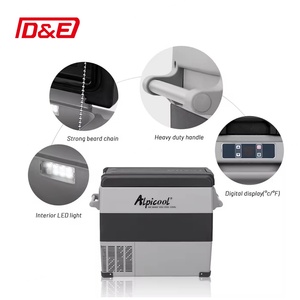 Réfrigérateur-congélateur portable pour voiture 45L, compresseur 12/24V DC pour SUV, camping-car, camping, utilisation en extérieur - Product Image 4