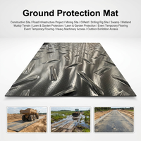 Panneau de base routière en HDPE de haute qualité, résistant aux UV, léger et facile à installer pour les plateformes de forage pétrolier