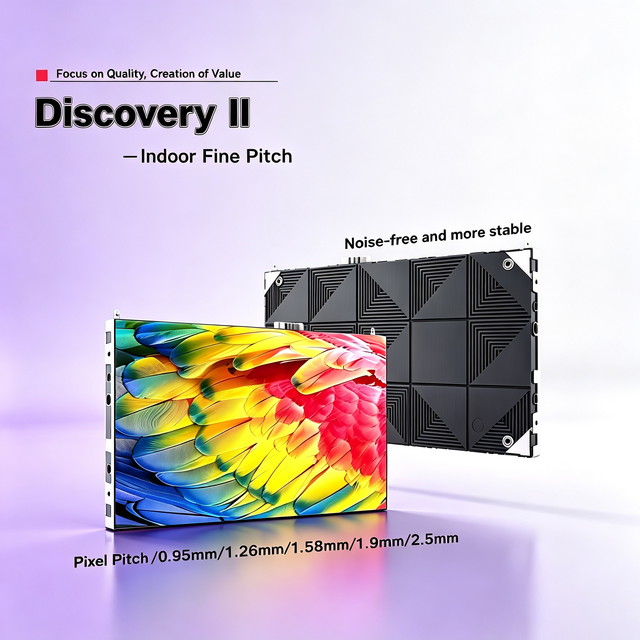 P2.5 Discovey II Indoor LED Transtech Display Screen Led Video Wall Panel Digital High Quality 800CD Brightness 2880Hz Full