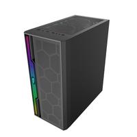 Komputer CPU Desktop Set Lengkap Gaming PC case V602 Mesh