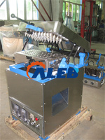 Machine automatique de fabrication de cornets à pizza avec gaine à glace, en acier inoxydable SUS304, haute capacité 20-120 pièces/min