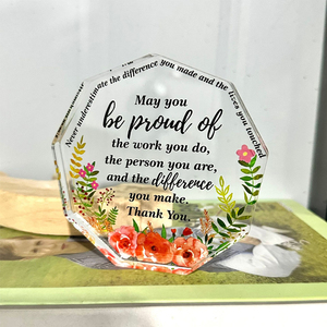 Cadeau d'anniversaire personnalisé <span class=keywords><strong>Plaque</strong></span> <span class=keywords><strong>de</strong></span> <span class=keywords><strong>bureau</strong></span> en acrylique Bock <span class=keywords><strong>Plaque</strong></span> <span class=keywords><strong>de</strong></span> signe vierge <span class=keywords><strong>de</strong></span> sublimation d'enseignant <span class=keywords><strong>Plaque</strong></span> photo en acrylique transparent - Product Image 2