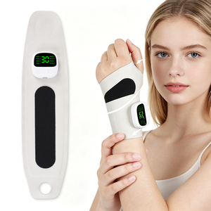 Dispositivo de masaje para muñeca, 8 modos, 30 niveles de intensidad, magnético, desmontable, tela elástica, soporte transpirable para muñeca, alivio del <span class=keywords><strong>dolor</strong></span> - Product Image 1