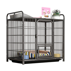 <strong>Dog</strong> Cage Pet Reinforced Square Tube Enclosure Suitable for Both <strong>Small</strong> and Large <strong>Dog</strong> <strong>Crate</strong> - Product Image 1