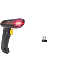 Escáner de código de barras 1D 2D inalámbrico de alta velocidad de escaneo y lector de pantalla con USB