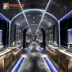 Fabricante de Muebles de Joyería de Alta Visibilidad para Minoristas, Acabado Laminado, Mostrador de Joyería para Centro Comercial - Product Image 3