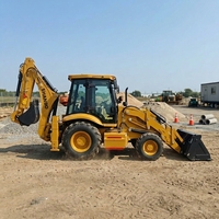 Backhoe Loader Hemat Biaya Terintegrasi Excavator Loader Ringkas Tugas Berat Pasokan Langsung Pabrik