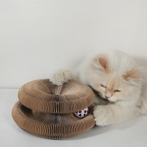 Giocattolo Magico per Gatti, Palla Interattiva per Gattini, Giochi di Addestramento, Divertenti Forme Multiple, Casa per Gatti in Carta Ondulata, Accessori per Animali Domestici - Product Image 1