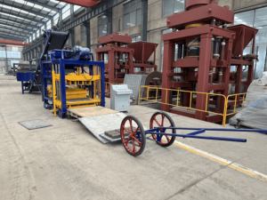 เครื่องผลิตบล็อคอเนกประสงค์สำหรับ QT4-25เครื่องทำอิฐกึ่งอัตโนมัติ - Product Image 2