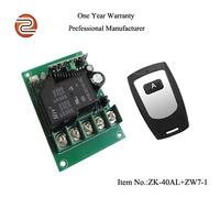 Module émetteur-récepteur RF 433 MHz, télécommande à code fixe, relais et interrupteurs récepteurs pour diverses applications